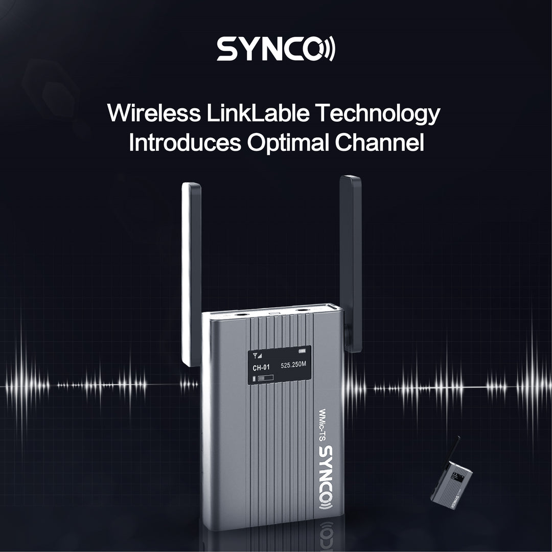 set de Micrófonos inalámbrico Synco 1 TX / 1 RX UHF 525 MHz-539.7 MHz
