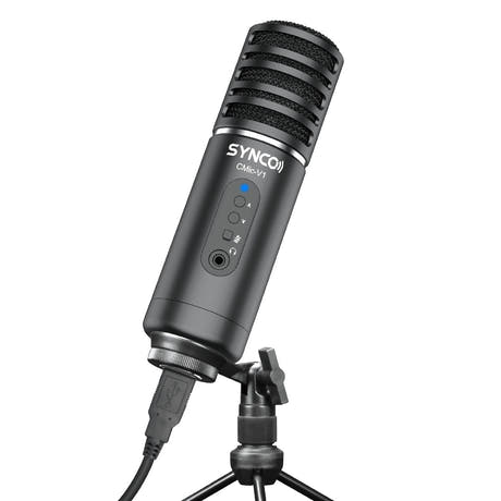 Synco USB Micrófono de estudio de gran diafragma