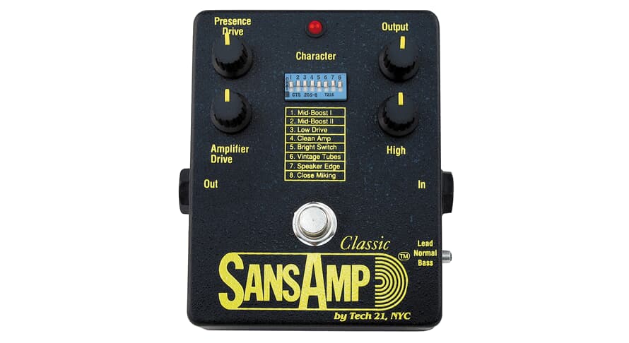 Tech 21 SansAmp Classic preamplificador, reedición