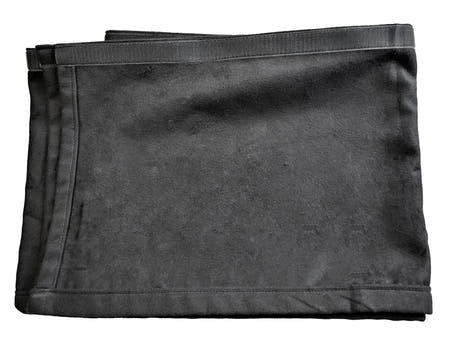 Molton con Velcro (2m x 20cm, Negro)
