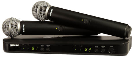 Shure BLX288 SM58 Micrófono Inalámbrico (S8)