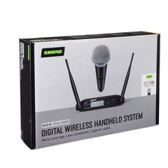 Shure GLXD24+ BETA58A Sistema de Micrófono Inalámbrico
