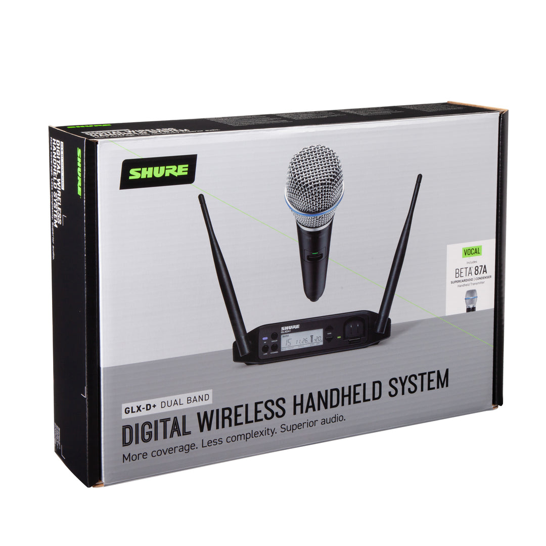 Shure GLXD24+ BETA87A Sistema de Micrófono Inalámbrico