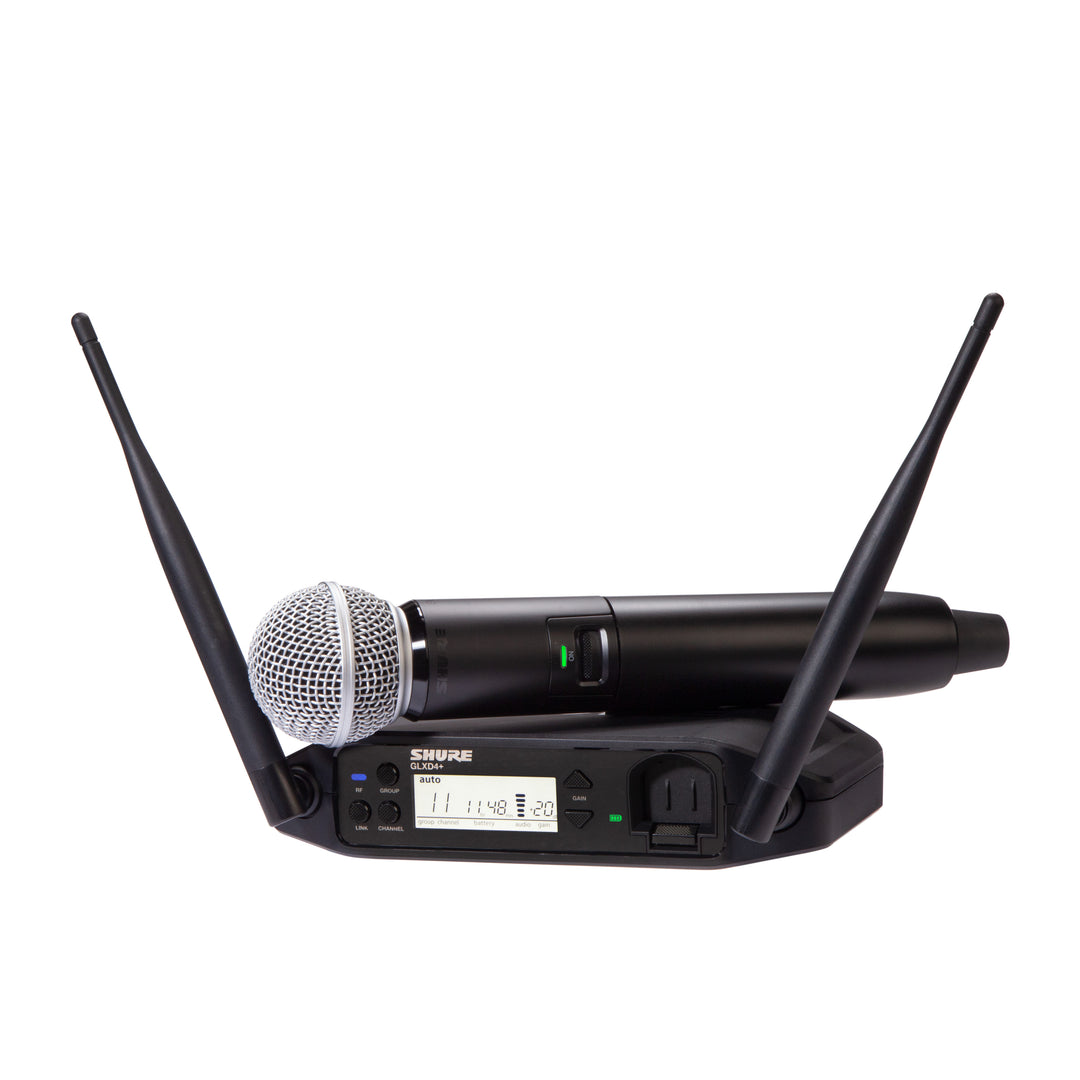 Shure GLXD24+ SM58 Sistema de Micrófono Inalámbrico
