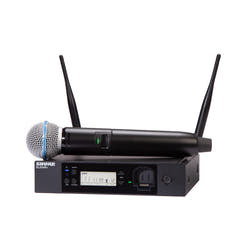 Shure GLXD24R+ BETA58A Sistema de Micrófono Inalámbrico para Rack