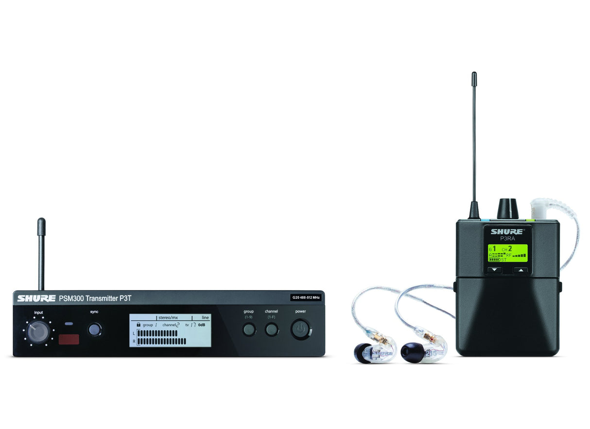 Shure P3TERA215CL-H20 PSM300 In-ear system