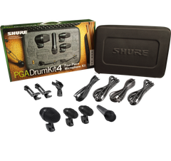 Shure PGA Drumkit 4 Paquete de Micrófonos para Batería