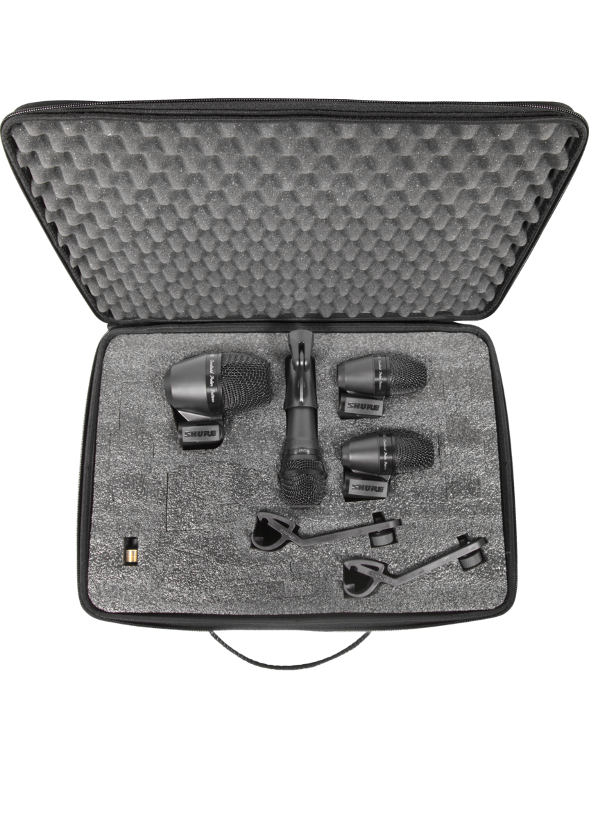 Shure PGA Drumkit 4 Paquete de Micrófonos para Batería