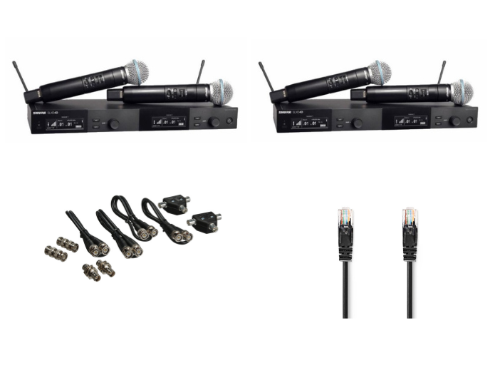 Shure SLXD BETA58A Sistema Inalámbrico (4 canales, J53)