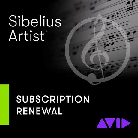 Suscripción de Sibelius Artist RENOVACIÓN