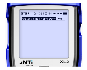 NTI XL 2 STIPA Analizador de Audio y Acústica de Mano