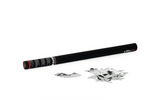 Confetti tube 80 cm, handheld (Silver)