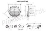Pioneer TS-G130C 13 cm. speaker system