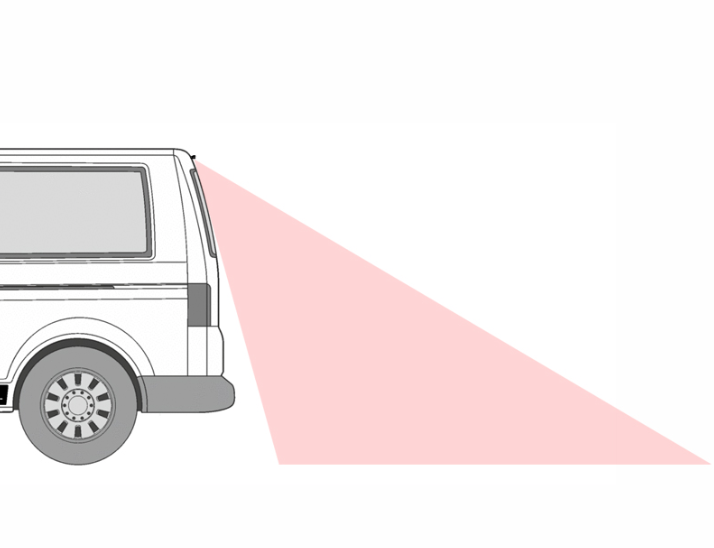 Cámara de Reversa para VW T5 c. Portón Trasero (2003-2015)