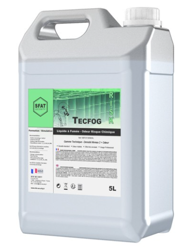 Líquido para humo para simulacro de incendio, Químicos quemados (5L)