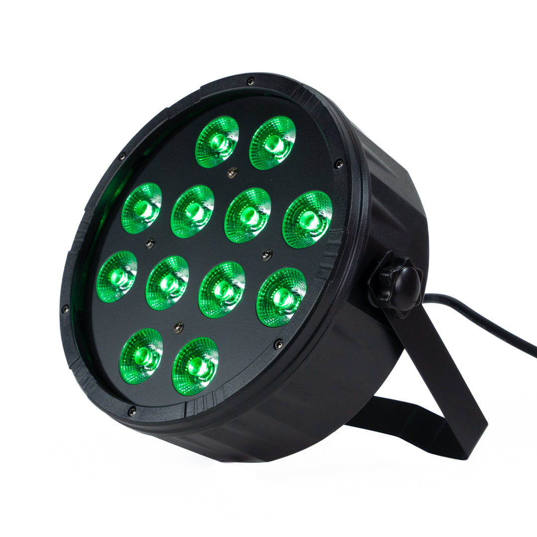 Marconi Polaris 12x12W RGBW Parlampe 4 uds. Paquete c/taske