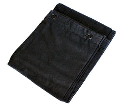 Molton Bagtæppe m. Øjer (Negro)