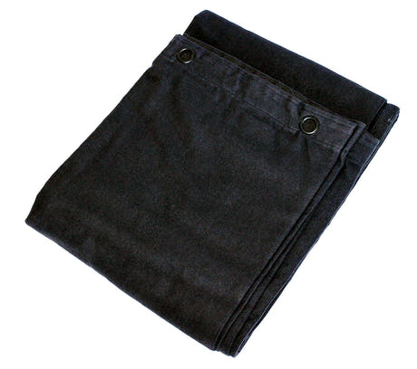 Molton Bagtæppe m. Øjer (Negro)