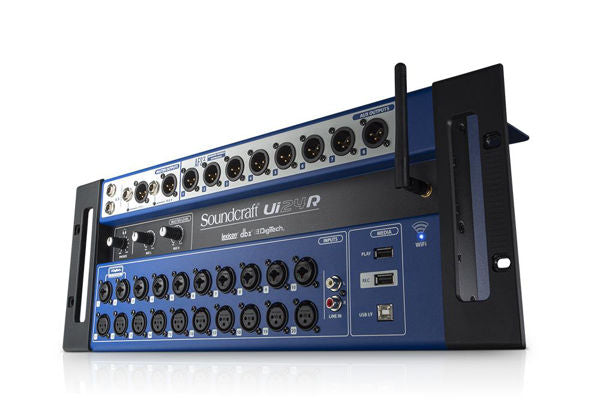 Soundcraft Ui24R Mezclador Digital Controlado Remotamente y Grabador Multitrack