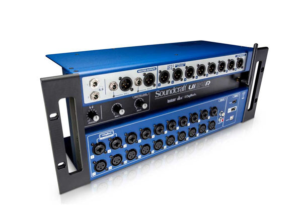 Soundcraft Ui24R Mezclador Digital Controlado Remotamente y Grabador Multitrack