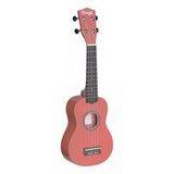 Stagg US-LIPS ukelele soprano con gigbag (Rojo)