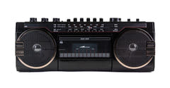 Studio 57 - Reproductor de Casetes con FM & Bluetooth, Negro