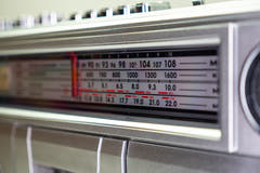 Studio 57 - Ghettoblaster con Bluetooth (Plata)