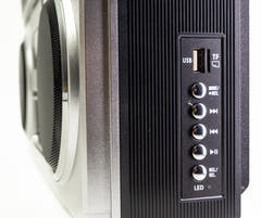 Studio 57 - Ghettoblaster con Bluetooth (Plata)