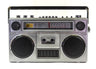 Studio 57 - Ghettoblaster con Bluetooth (Plata)