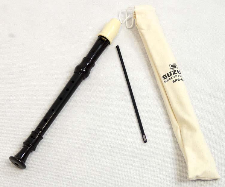 Suzuki SRE-80 Soprano Grabadores (Negro)