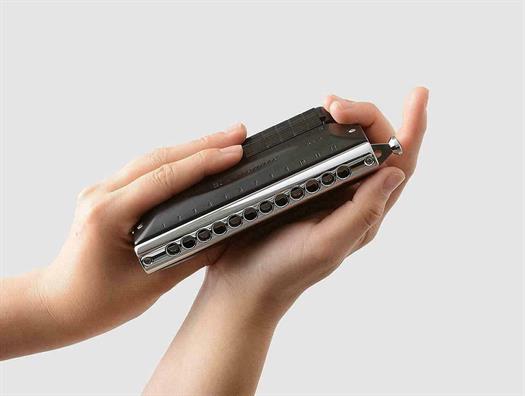 Suzuki Shinobix chromatic harp i C incl. lyddæmper - SNB-48 komplet sæt