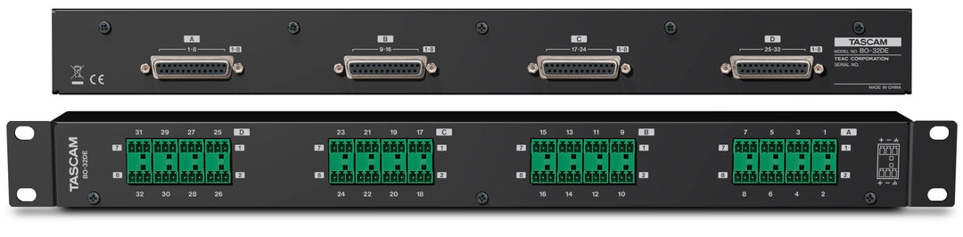 Tascam Breakout box 32 Euroblock para 4 SUB-D25