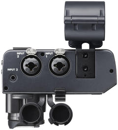 Adaptador de micrófonos Tascam CA-XLR2N para cámara, Nikon ZR