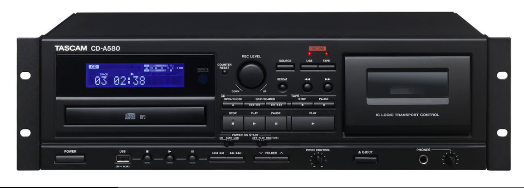 Tascam CD-A580 v2 Reproductor de CD y casete