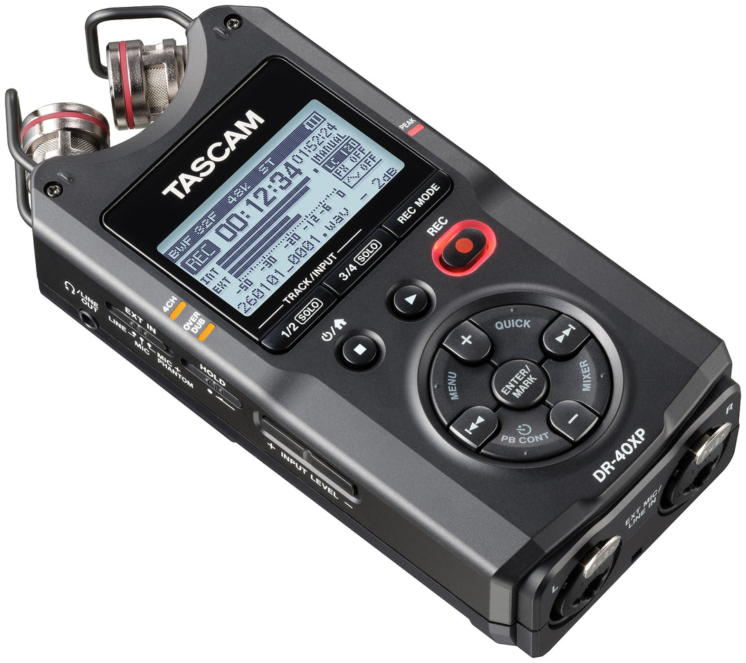 Grabadora portátil Tascam DR-40XP, dictáfono