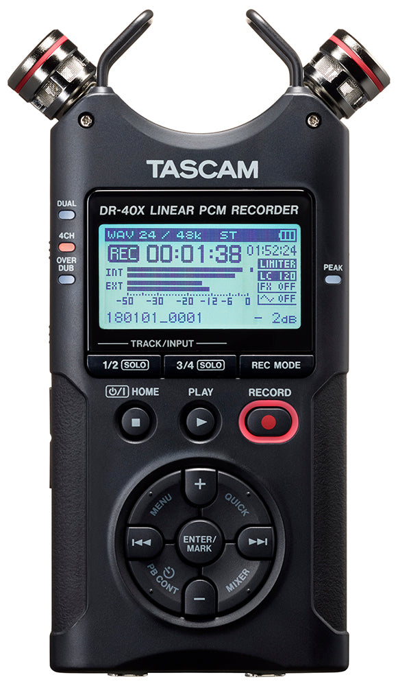 Tascam DR-40X grabadora portátil, dictáfono