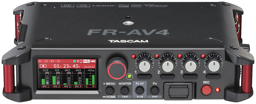 Tascam grabadora de 4 canales audio HDMI timecode