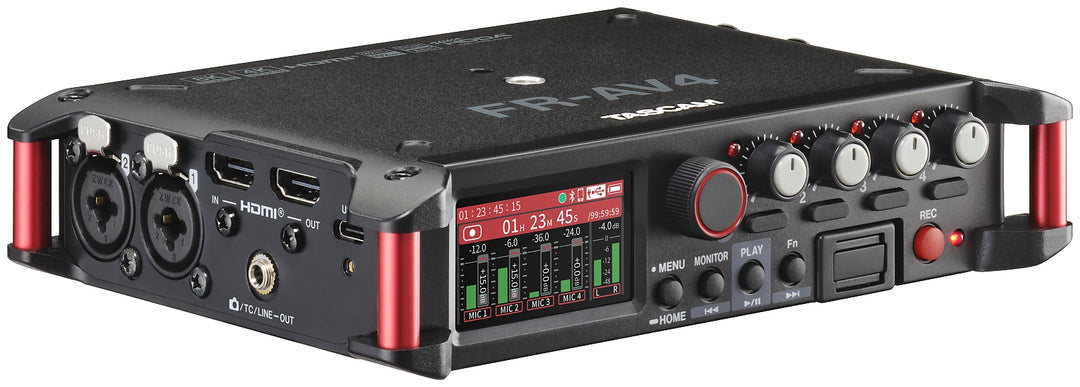 Tascam grabadora de 4 canales audio HDMI timecode