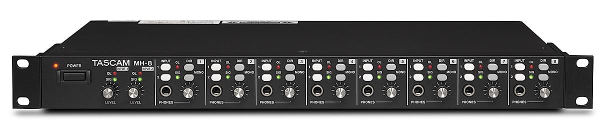 Tascam MH-8 Hovedtelefon forstærker 8 kanaler
