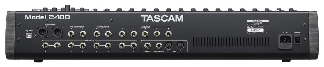 Tascam Model 2400 mezclador digital y grabador digital de 24 pistas