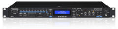 Reproductor multimedia Tascam con SD/USB y sintonizador DAB/FM