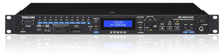 Reproductor multimedia Tascam con SD/USB y sintonizador DAB/FM