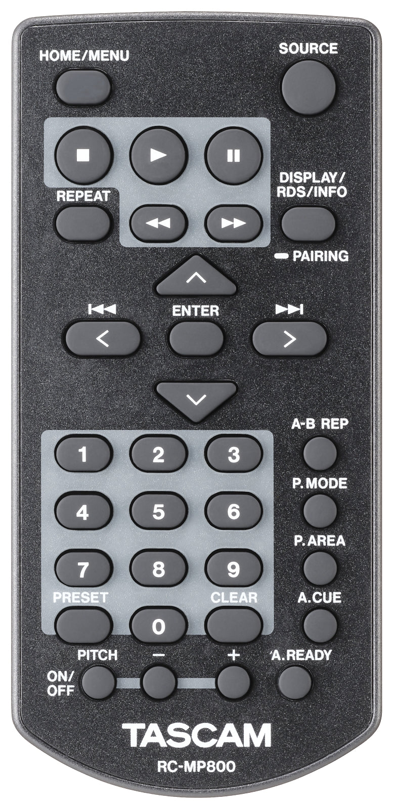 Reproductor multimedia Tascam con SD/USB y sintonizador DAB/FM