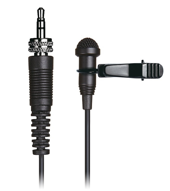 Tascam TM-10L micrófono de solapa minijack con tuerca, Black