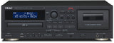 TEAC AD-850-SE CD and Cassette Player w. USB (Black)