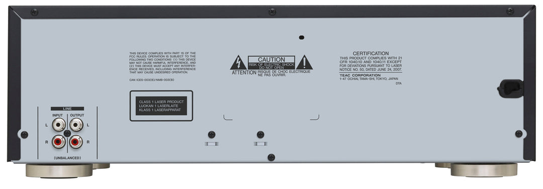 TEAC AD-850-SE Reproductor de CD y Casete con USB (Negro)