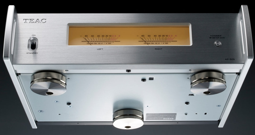 TEAC AP-505 Amplificador de Efecto Estéreo (Plata)