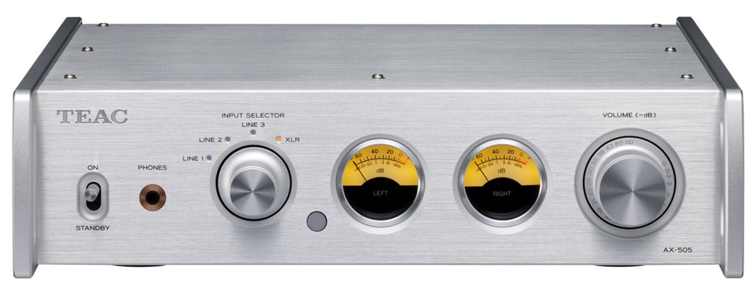 TEAC AX-505-S Amplificador Estéreo (Plata)