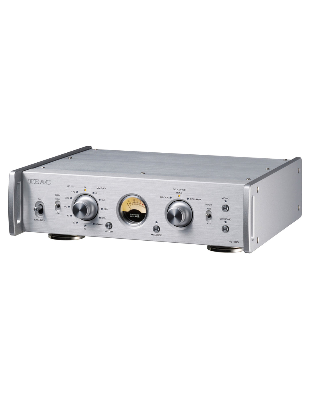 TEAC PE-505 Pre-amplificador Phono (Plata)
