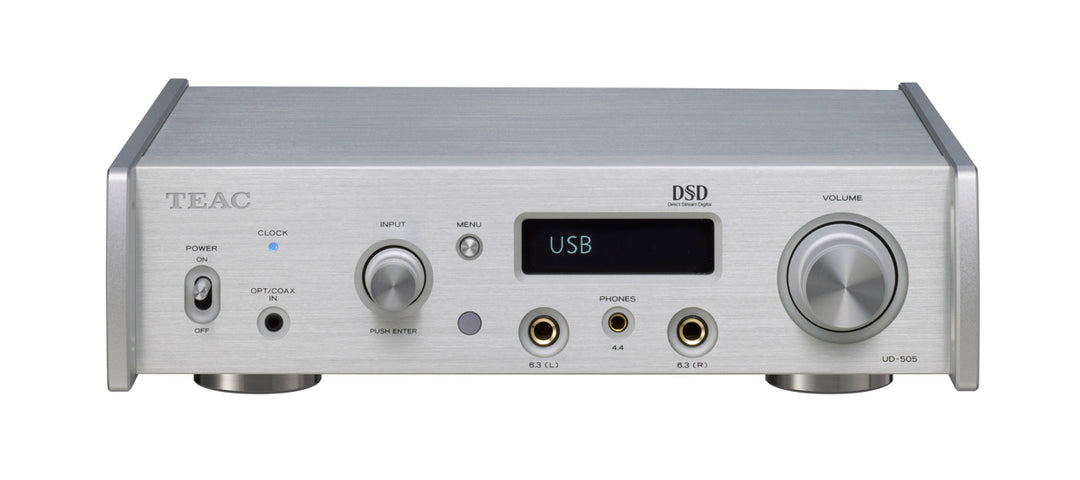 TEAC UD-505-X USB DAC Pre-amplificador (Plata)